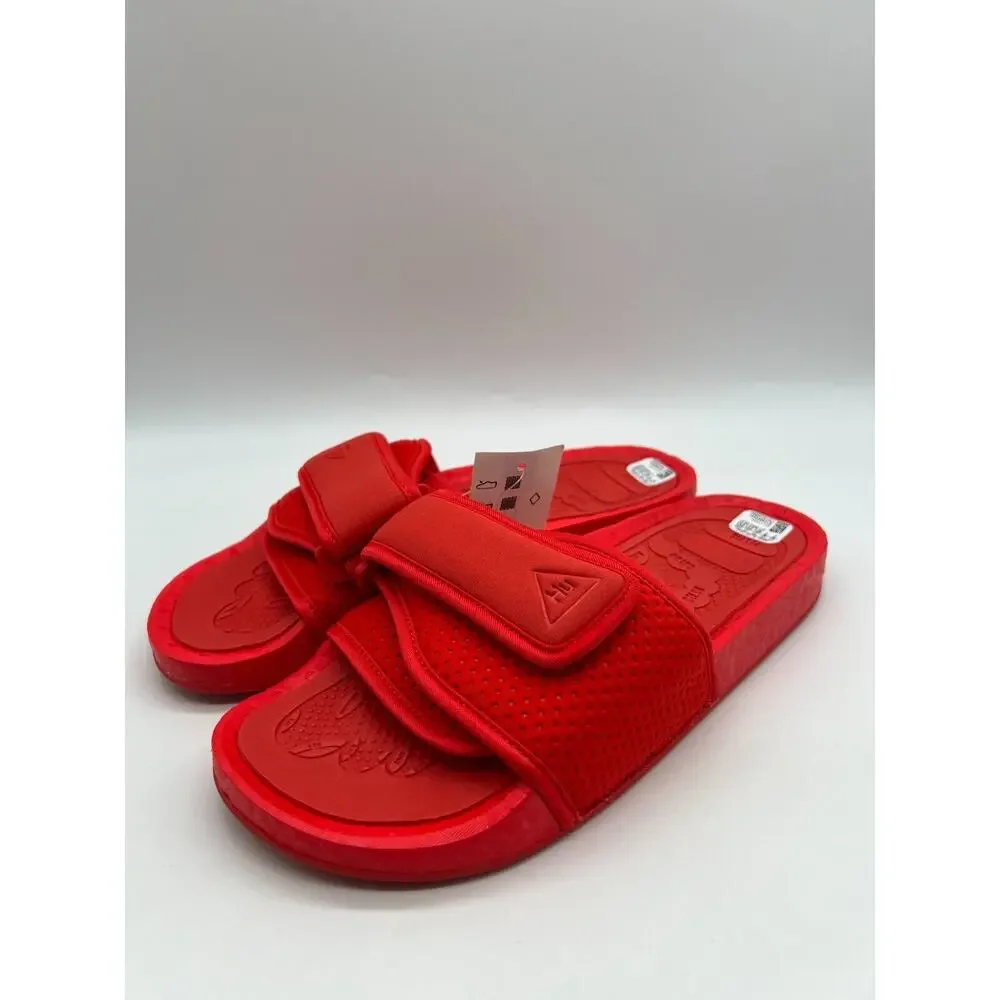 adidas Boost Slide Pharrell Active Red FY6140 Men's Size 7 New